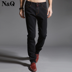  诺奇男装 春装新款 男式韩版牛仔裤 修身直筒潮 微弹小脚22A05