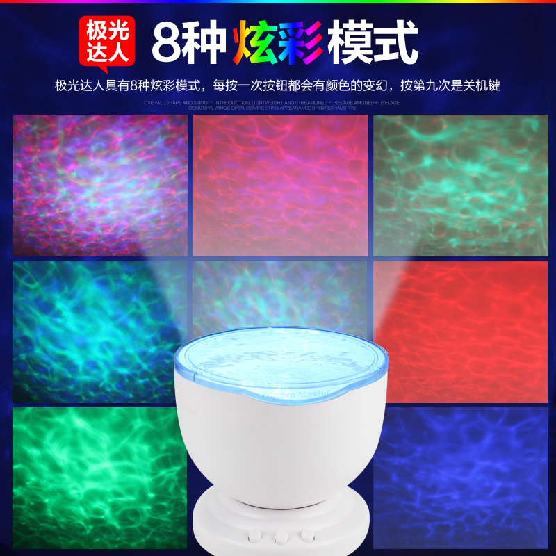 旋轉星空燈投影燈海洋安睡海浪達人臥室滿天星浪漫送女生生日禮物在類目 玩具/童車/益智/積木/模型, 電子/發光/充氣/整蠱玩具, 發光玩具中 - 來自Buy2taobao.com提供專業的淘寶代購服務