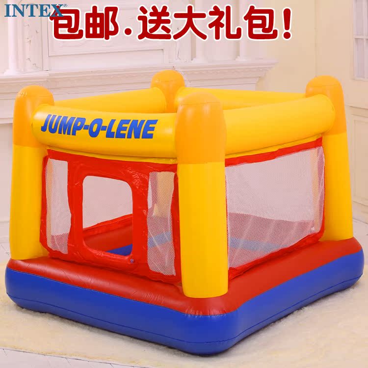 包邮INTEX48260充气蹦蹦床海洋球池儿童玩具城堡跳跳乐淘气送球在类目 玩具/童车/益智/积木/模型, 户外运动/休闲/传统玩具, 跳跳玩具/跳跃类运动中 - 来自Buy2taobao.com提供专业的淘宝代购服务
