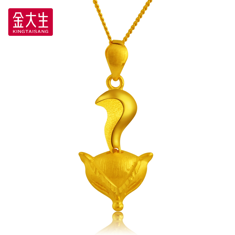 黄金狐狸吊坠_周大福吊坠黄金 - 黄金吊坠女款