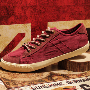  英伦潮流水洗帆布鞋男鞋 韩版流行单鞋低帮鞋 系带时尚平底休闲鞋