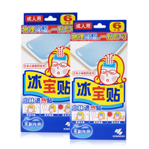 小林日化 成人用 退热贴退烧贴2盒12片 物理降温冰贴 缓解闷热