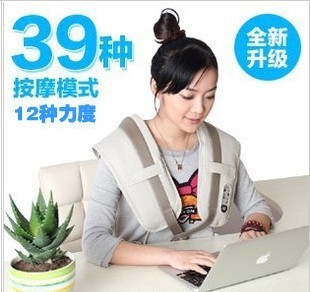  颈肩乐 肩颈捶打按摩披肩 肩部 颈椎按摩器 颈部 腰部 倍轻松
