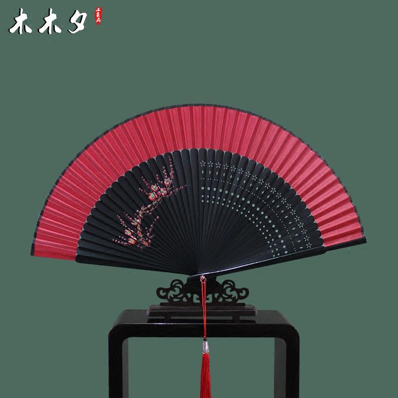 exquisite Men's Fan Folding fan Chinese style Retro tassels printing Pendant Pink collocation cheongsam Bright red Ancientin the Home Daily , Fan/Mini Fan/Fitting/Ice pad/Ice stickers , Fan category - from Buy2taobao.com to provide professional Taobao agent buy service