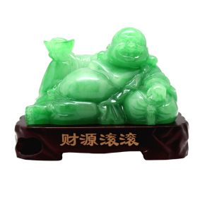 包邮招财弥勒佛摆件开业礼品招财玉佛摆设