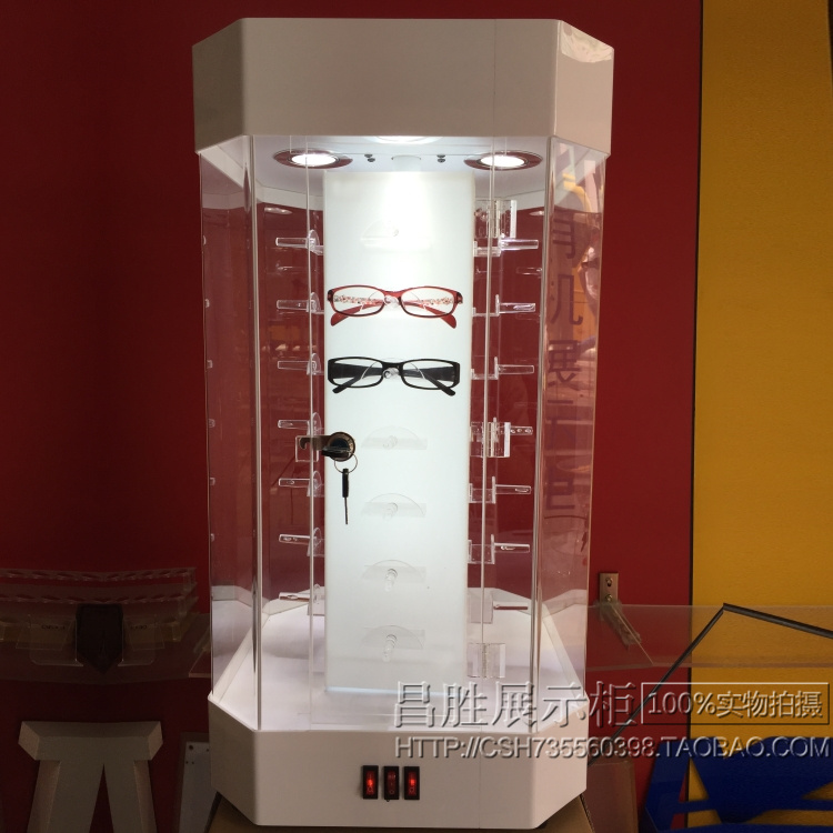 有机玻璃展示柜眼镜展柜太阳镜墨镜展示架旋转展示柜亚克力陈列架|ruв категории коммерческий/офисная мебель, полки/витрина, очки шельфа - от Buy2taobao.com для оказания профессиональной услуги покупки агента Taobao