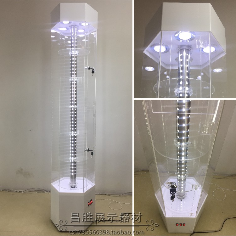 亚克力展柜美容产品展示柜化妆品饰品手表展架透明旋转展示柜定制|ruв категории коммерческий/офисная мебель, полки/витрина, бутик - витрина/витрина - от Buy2taobao.com для оказания профессиональной услуги покупки агента Taobao
