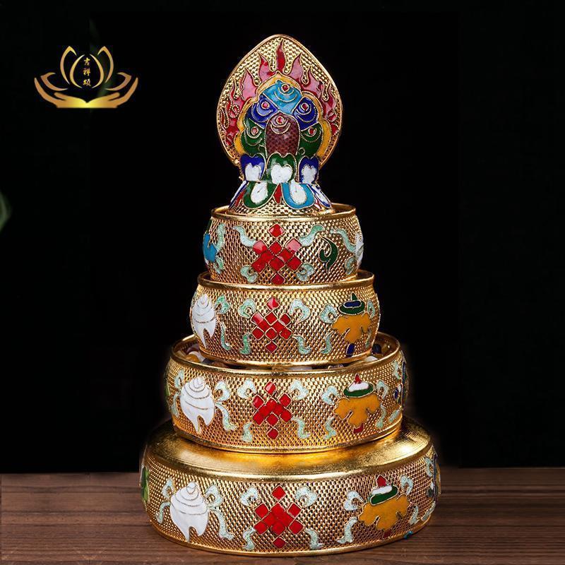 藏传佛教用品 景泰蓝八吉祥金丝镂空曼扎盘曼达盘曼茶罗大盘13cm在类目 特色手工艺, 少数民族特色工艺品, 藏族特色, 藏族曼扎盘中 - 来自Buy2taobao.com提供专业的淘宝代购服务