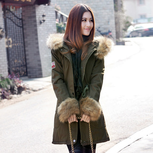  冬装新款女装加厚保暖棉服中长款棉袄韩版修身棉衣外套WW2846