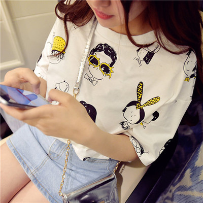 Special Offer Nine dollars nine Time limit Seckill 9.9 student Women's wear summer Short sleeved T-shirt Funny girl clothesin the Women's clothing/Boutique , T-shirt category - from Buy2taobao.com to provide professional Taobao agent buy service