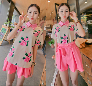 <em>花朵雪纺短裤</em>【正品秒杀】,<em>花朵雪纺短裤</em>厂家