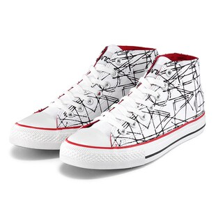  Vancl/凡客诚品 悦生活极客系列系带中帮帆布鞋学院休闲男鞋正品