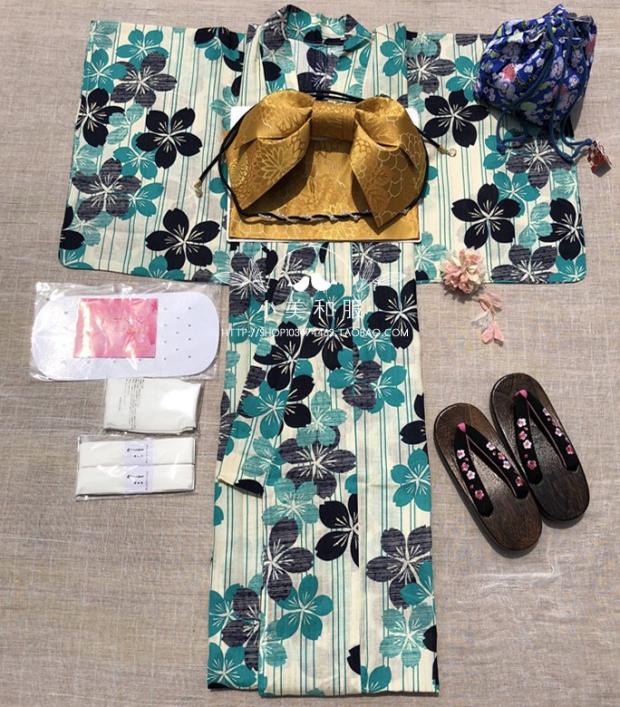 新款棉麻材質日本和服浴衣櫻花有燙金在類目 女裝/女士精品, 唐裝/民族服裝/舞臺服裝, 民族服裝/舞臺裝中 - 來自Buy2taobao.com提供專業的淘寶代購服務