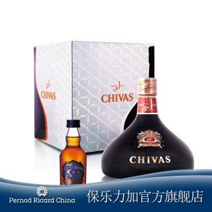  【洋酒】CHIVAS芝华士JJ纪念版威士忌700ml送18年50ML酒伴*1 包邮