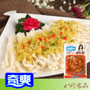  重庆特产 休闲食品 美味零食 乐棒棒 山椒味、香辣味金针菇40g