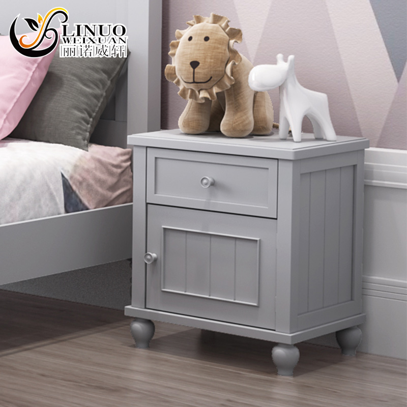 Linuowei Xuan American country Solid wood nightstand Children bed Storage Side cabinet bedroom drawer cabinetin the Residential furniture , Cabinet , Bedside cabinet category - from Buy2taobao.com to provide professional Taobao agent buy service