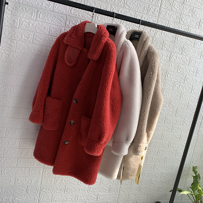1910 wool overcoat Mid length version grain wool leather and fur overcoat coat keep warmin the Women's clothing/Boutique , Fur category - from Buy2taobao.com to provide professional Taobao agent buy service