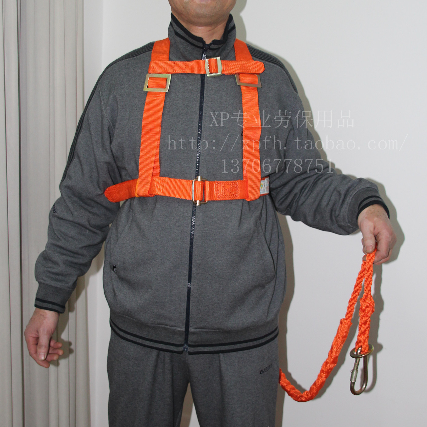 康安牌紅色雙背安全帶 高空作業半身勞保用品在類目 戶外/登山/野營/旅行用品, 專項戶外運動裝備, 登山攀巖攀冰, 安全帶中 - 來自Buy2taobao.com提供專業的淘寶代購服務
