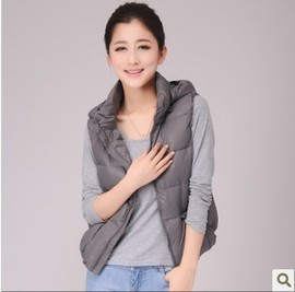 羽绒<em>马夹</em>女正品韩版 <em>女马甲背心</em>大码外贸 女式