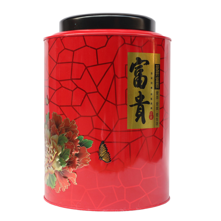 礼盒 可装红茶、普洱茶包装罐 花开富贵大铁罐 茶叶包装在类目 餐饮具, 茶具, 茶叶罐中 - 来自Buy2taobao.com提供专业的淘宝代购服务
