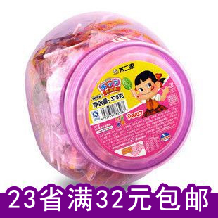  【一件包邮】不二家棒棒糖 哈密瓜葡萄香橙水蜜桃 60只桶装 喜糖