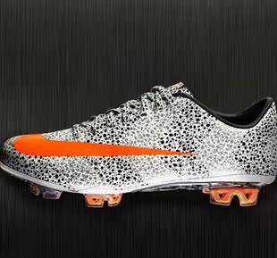  正品 NIKE 耐克足球鞋 雪豹 刺客789代皮足FG长钉天然草比赛