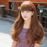 taobao english Bai Mei Fong wig pear head free shipping short hair female bobo head fluffy Korean wig curly full wig