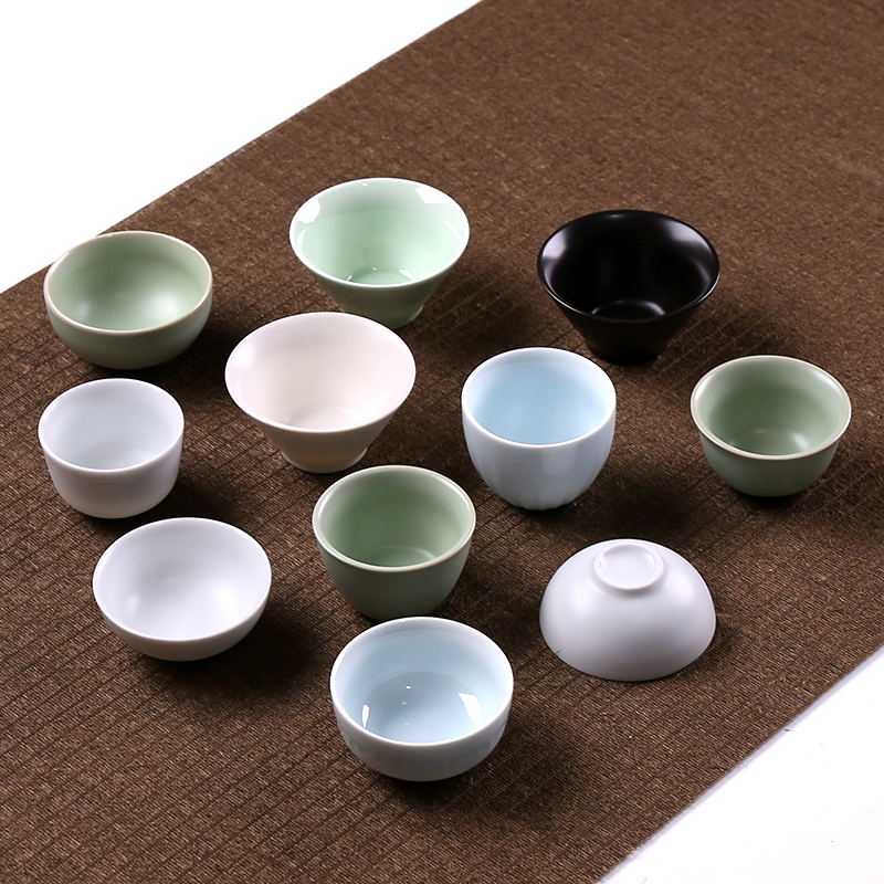 功夫茶具陶瓷茶杯 品茗杯品茶水杯杯子單杯 茶盞茶道茶配茶藝小杯在類目 餐飲具, 茶具, 功夫茶具中 - 來自Buy2taobao.com提供專業的淘寶代購服務