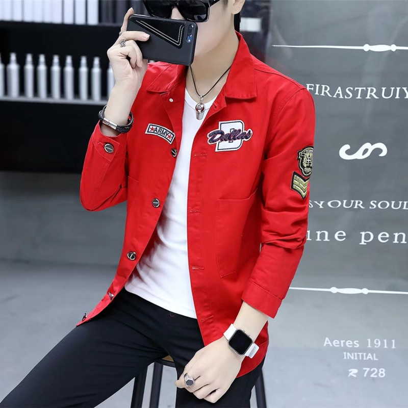 Spring and autumn season man Thin section Retro Jacket Korean Edition Self cultivation leisure time student Chaqueta Trend Menswear clothesin the Men's clothing, Jacket category - from Buy2taobao.com to provide professional Taobao agent buy service