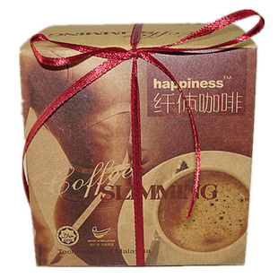  马来西亚happiness 女士咖啡速溶收身纤体白咖啡 1周期量4盒优惠