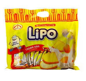  越南特产lipo面包干300g 比tipo性价比高白巧克力面包干满包邮