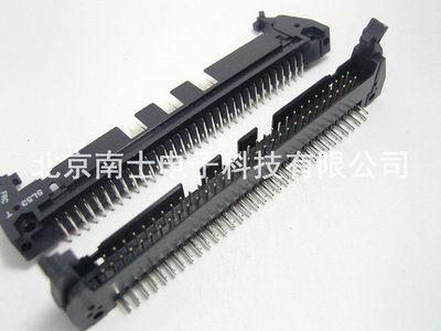 FRC DC2-64P 弯脚 弯针 ISP接口 JTAG 牛角插座 2.54mm间距三缺口