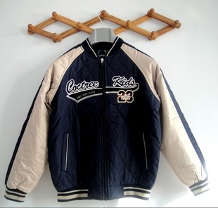  包邮棵棵树男童冬装少年装棉服大童棒球衣儿童休闲薄棉衣外套夹克