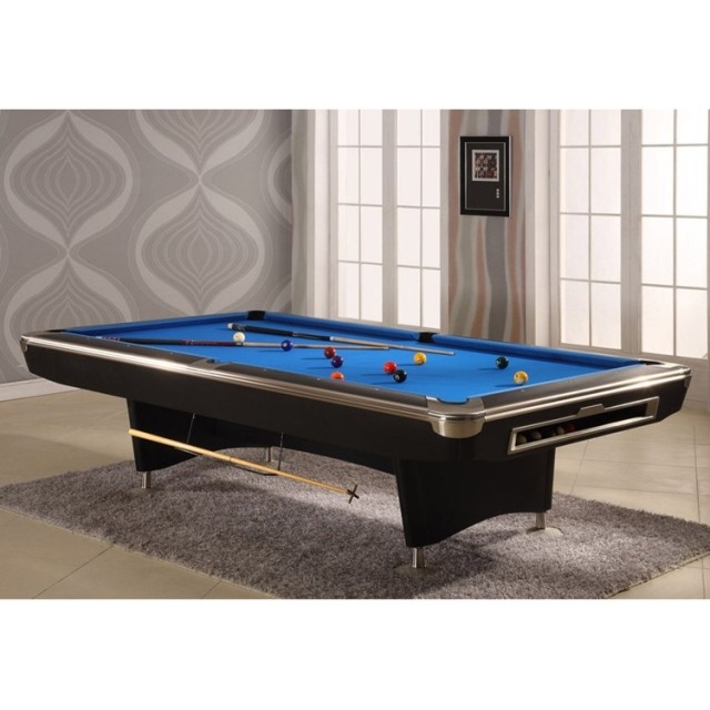 奥得威品牌台球桌-B004中式黑八实木钢库高级