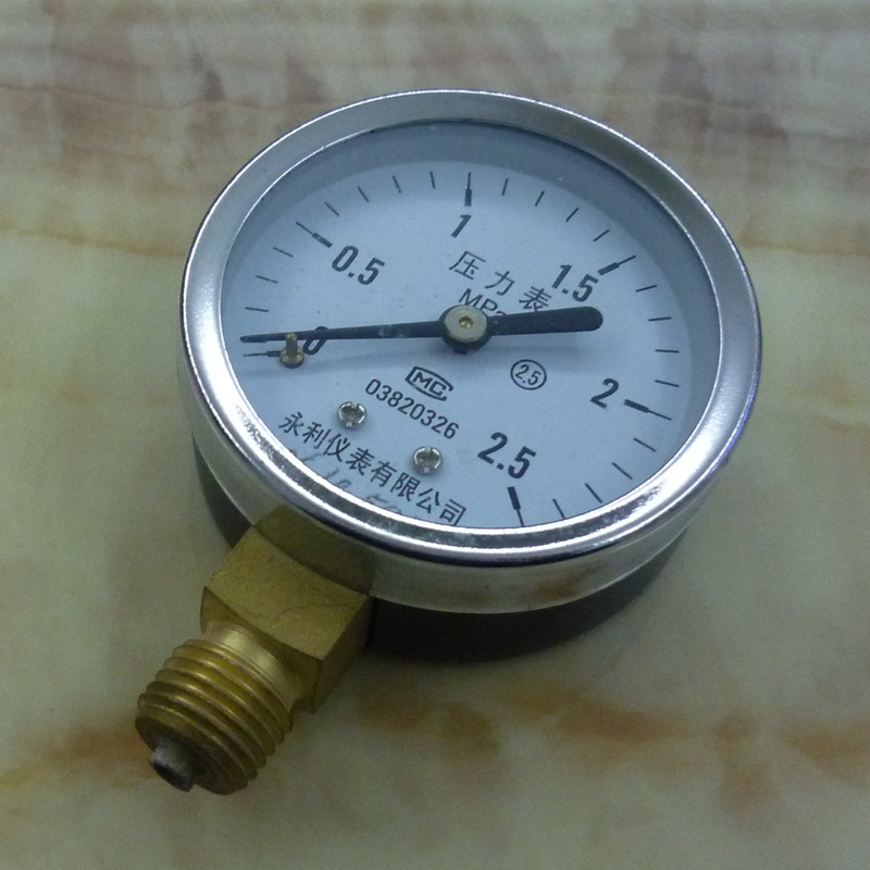Diesel engine parts Dedicated Pressure gauge Y-60 0-2.5MPa. Thread 14mm Oil pressure gauge.barometer.in the Hardware/Tool , Instrumentation , Pressure gauge category - from Buy2taobao.com to provide professional Taobao agent buy service