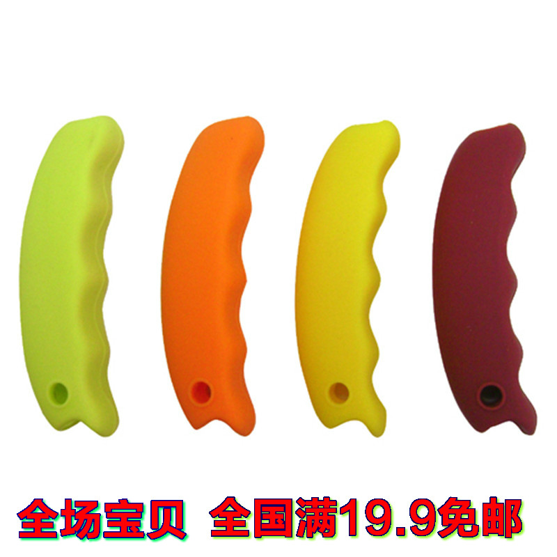 满19.9免邮创意实用硅胶提手提菜器防勒手购物袋提手拎袋器提菜器