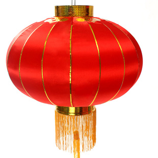  雷运 新品 结婚庆灯 大红门灯笼 节日红灯笼 金边绸缎宫灯 走马灯