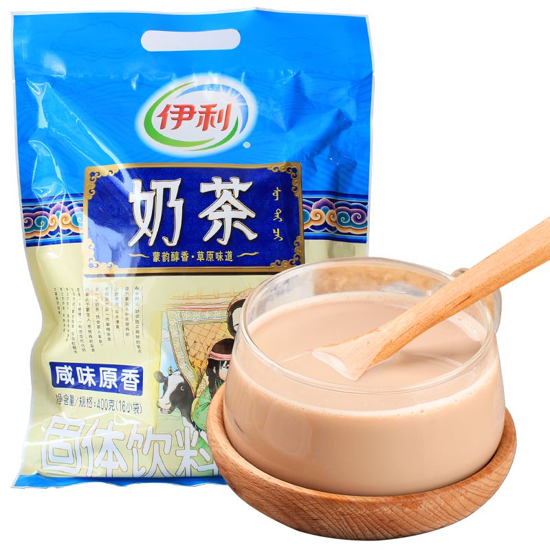 袋咸味原香内蒙古奶茶粉原味奶茶粉清真奶茶冲饮伊利奶茶粉400g|ruв категории кофе/хлопья/напиток, арроурут/хлопья/Чонг напитки, чай с молоком, арестовало чай с молоком - от Buy2taobao.com для оказания профессиональной услуги покупки агента Taobao