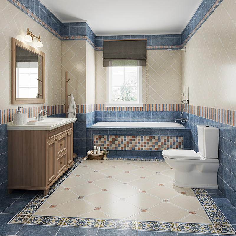 Multicolored Wizard Cezanne Antique brick toilet TOILET ceramic tile non-slip floor tile European style kitchen Wall tile Floor tilein the Decoration main material , Ceramic tile , Antique brick (Including culture stone) category - from Buy2taobao.com to provide professional Taobao agent buy service