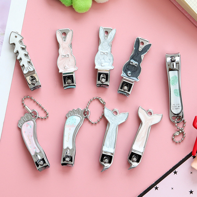 韩国创意便携可爱卡通动物系列修甲美甲指甲剪指甲刀指甲钳嵌甲钳