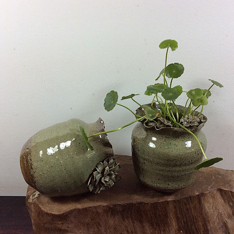 淘宝新款促销手工拉坯陶艺花插陶瓷小花盆花瓶创意家具居摆件|ruв категории Домашний быт, ваза/цветок/искусственные цветы/моделирование украшения, цветок/ваза, ваза - от Buy2taobao.com для оказания профессиональной услуги покупки агента Taobao