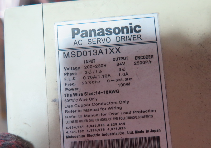 二手松下驱动器 MSD013A1XX 配MSM012A1A在类目 3C数码配件, 电子元器件市场, IC集成电路/电机, 放大器中 - 来自Buy2taobao.com提供专业的淘宝代购服务