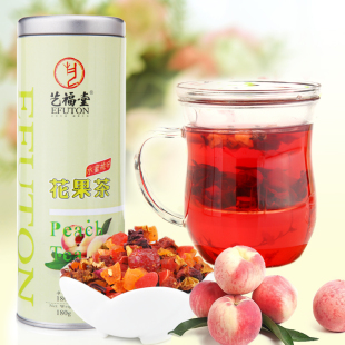  东艺花草茶 花果茶 水蜜桃味 果粒茶 水果茶 新包装 180g 包邮