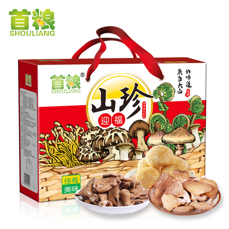 首糧山珍幹貨禮盒山珍迎福1150g野生菌幹菌端午節日大禮包食用菌在類目 糧油米麪/南北乾貨/調味品, 南北乾貨/肉類乾貨, 乾貨/土特產, 其它中 - 來自Buy2taobao.com提供專業的淘寶代購服務