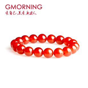  正品 极品通透天然红玛瑙手链 女款 蛇年 本命年 开运女士饰品