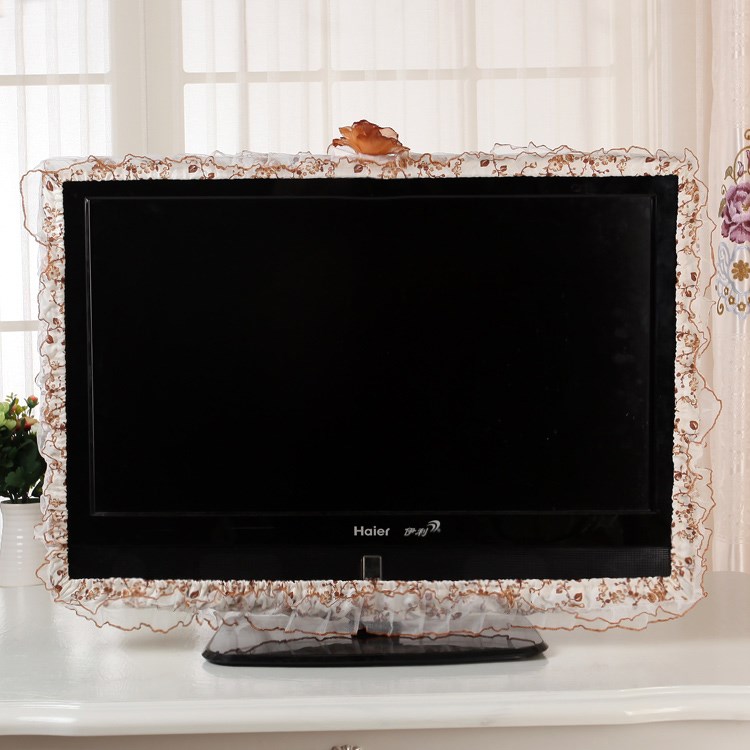 television Decorative lace LCD TV Hood Lace Princess Fabric art TV cover Independent dustproof television Trapin the Home Fabric , Dust protection cover , TV cover category - from Buy2taobao.com to provide professional Taobao agent buy service