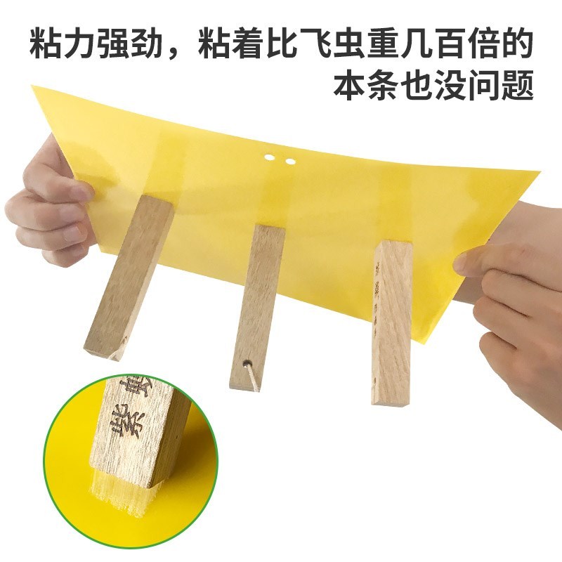 农用粘虫板诱虫纸贴双面黄色沾黏蚊子小飞虫果实蝇苍蝇大棚蔬菜园|ruв категории доставка цветов/цветок моделирования/растения садоводства, садовых принадлежностей, других садовых принадлежностей - от Buy2taobao.com для оказания профессиональной услуги покупки агента Taobao