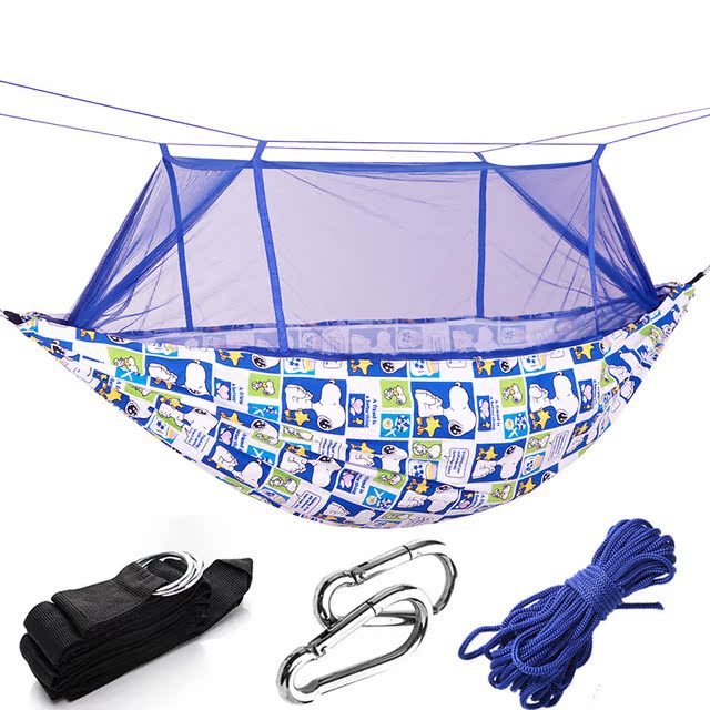 Manufactor thickening canvas Hammock With mosquito nets outdoors Mosquito control Rollover Double Swing Bandagein the Outdoor/Mountaineer/Camping/Travel Goods , Outdoor Furniture , Other category - from Buy2taobao.com to provide professional Taobao agent buy service