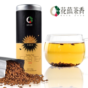  花蕴茶香 养生茶 大麦茶 焦香烘焙型 出口韩国原装散装 100g/罐