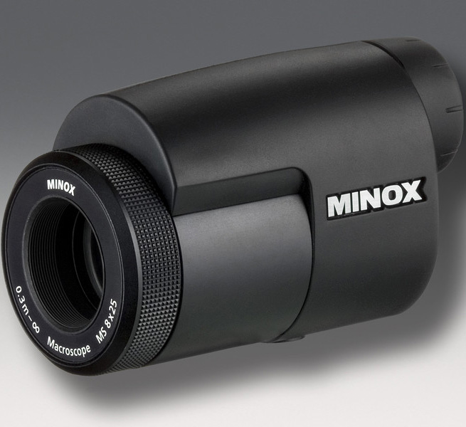 MINOX 美乐时 MS 8X25 便携单筒 微距望远镜